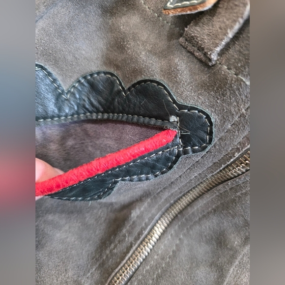 Oktoberfest Lederhosen Leather Shorts Small Bavaria Austria Boho Festivalcore - Picture 6 of 11